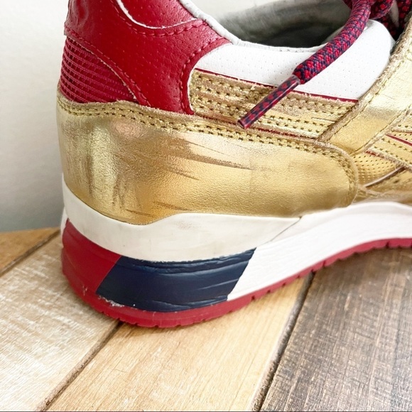 ASICS Gold Gel Lyte III USA Gold Sneakers main image 9